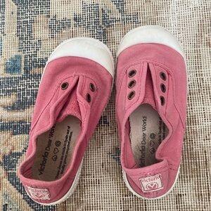 Victoria girls laceless sneakers pink 25